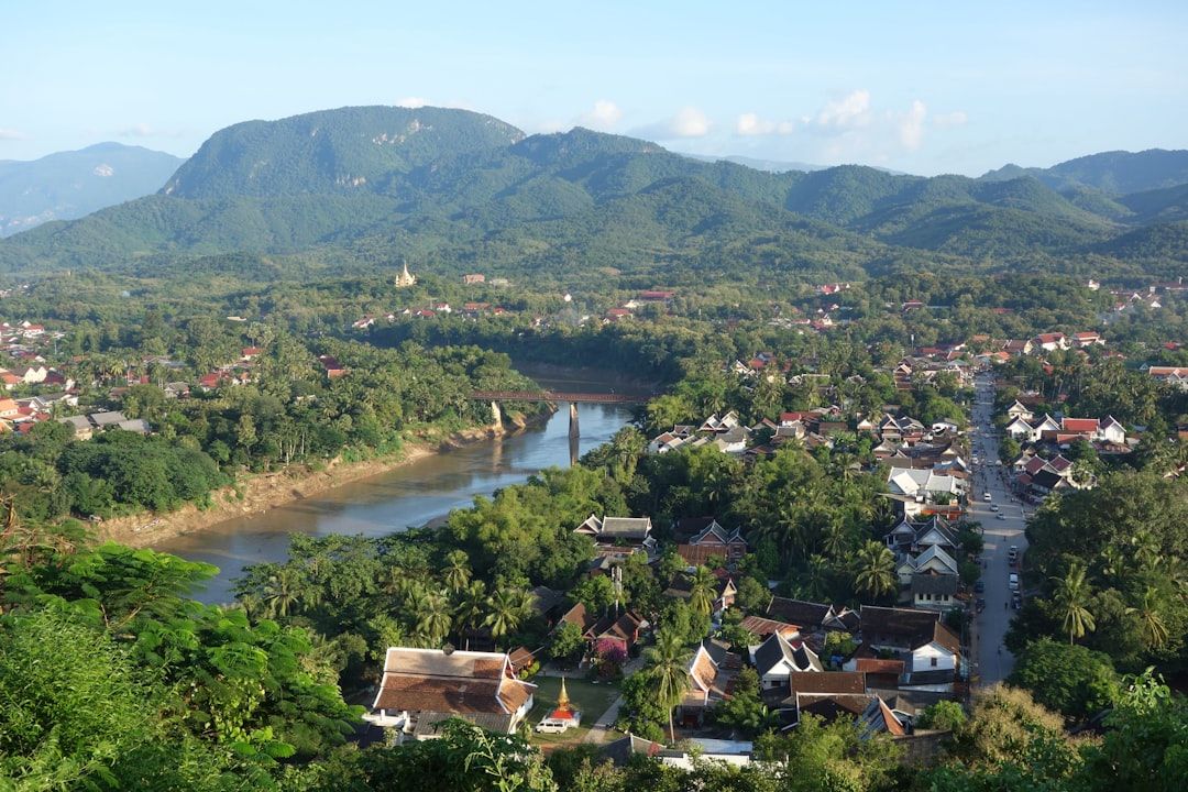 The standard route in Luang Prabang